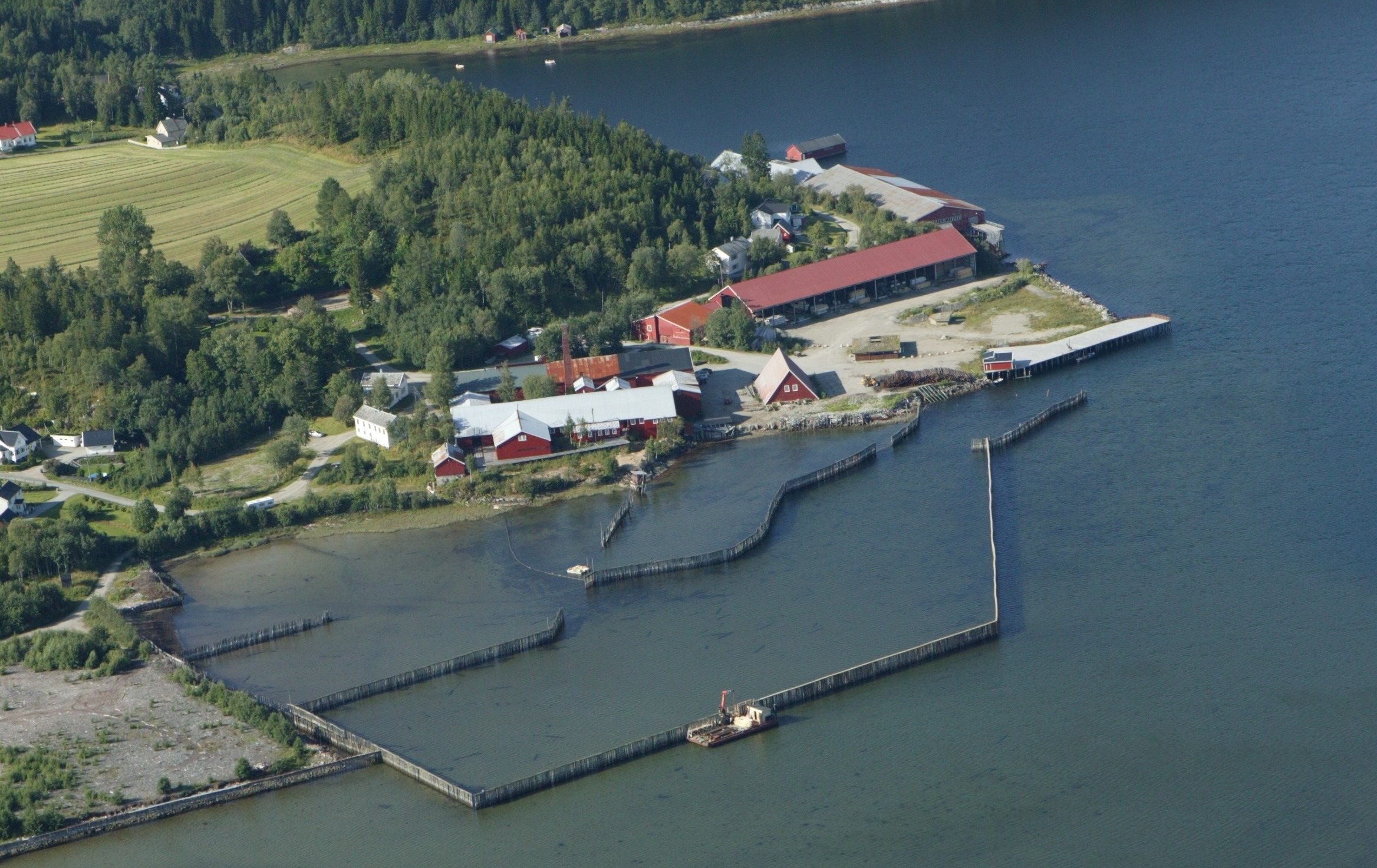 Spillum Dampsag & Høvleri utgjør hovedbasen for Norsk Sagbruksmuseum.